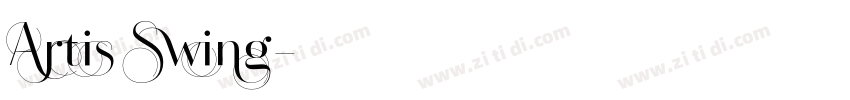 Artis Swing字体转换